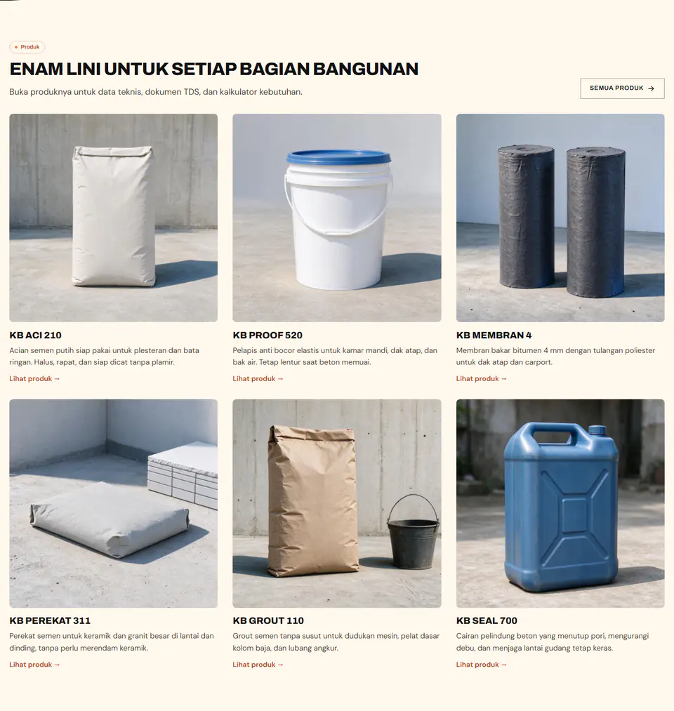 Your product lines